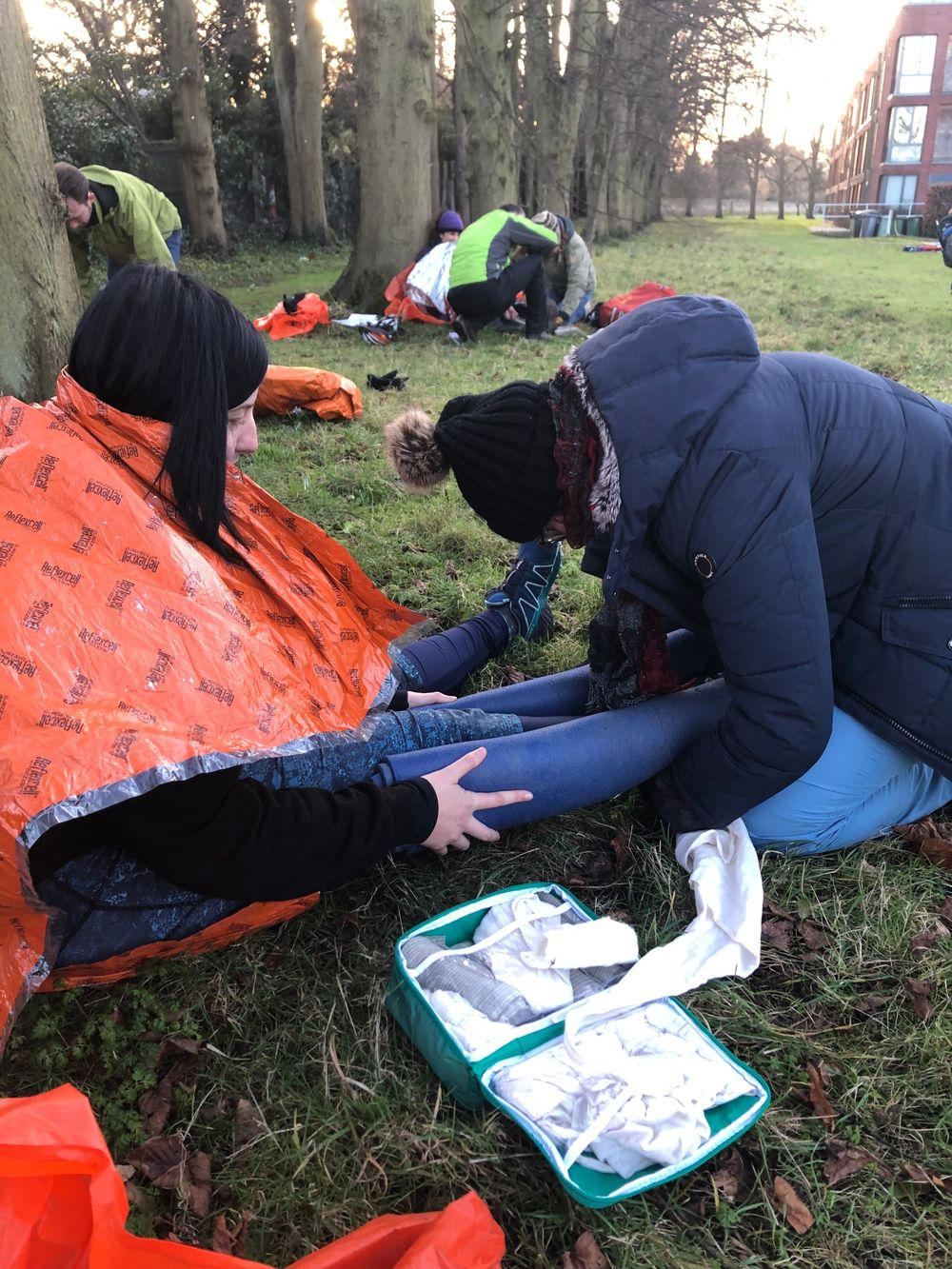 First aid training in progress