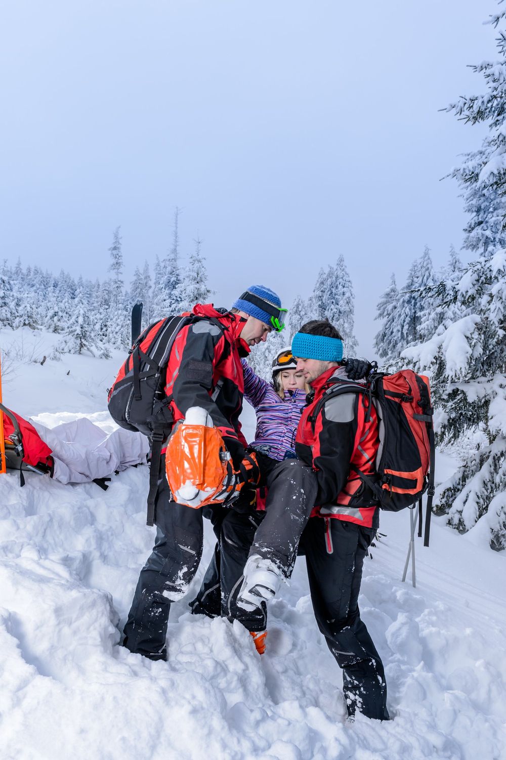 Outdoor first aid training in action